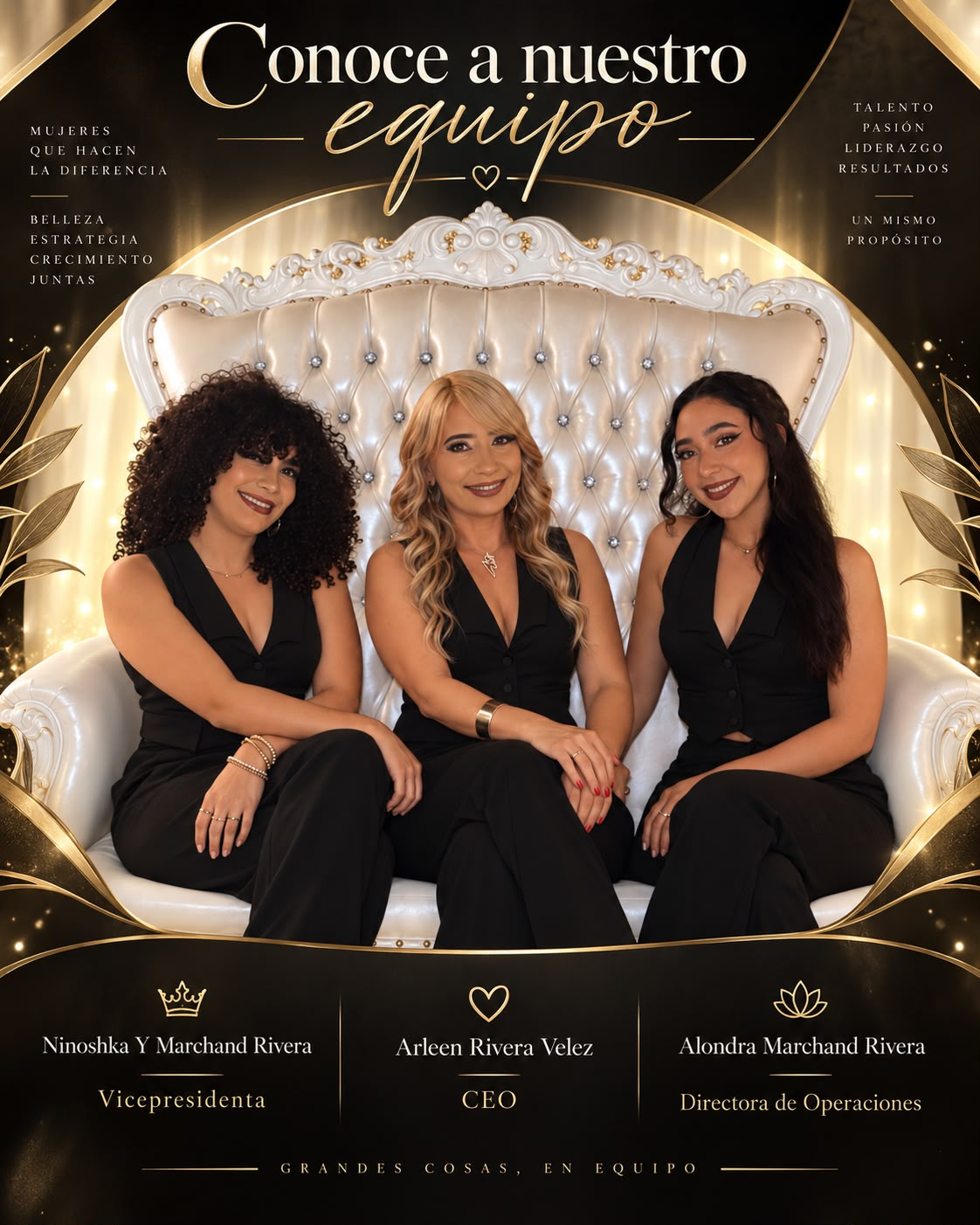 Equipo Sandwich PR: Arleen Rivera Velez (CEO), Ninoshka Y Marchand Rivera (Vicepresidenta) y Alondra Marchand Rivera (Directora de Operaciones)
