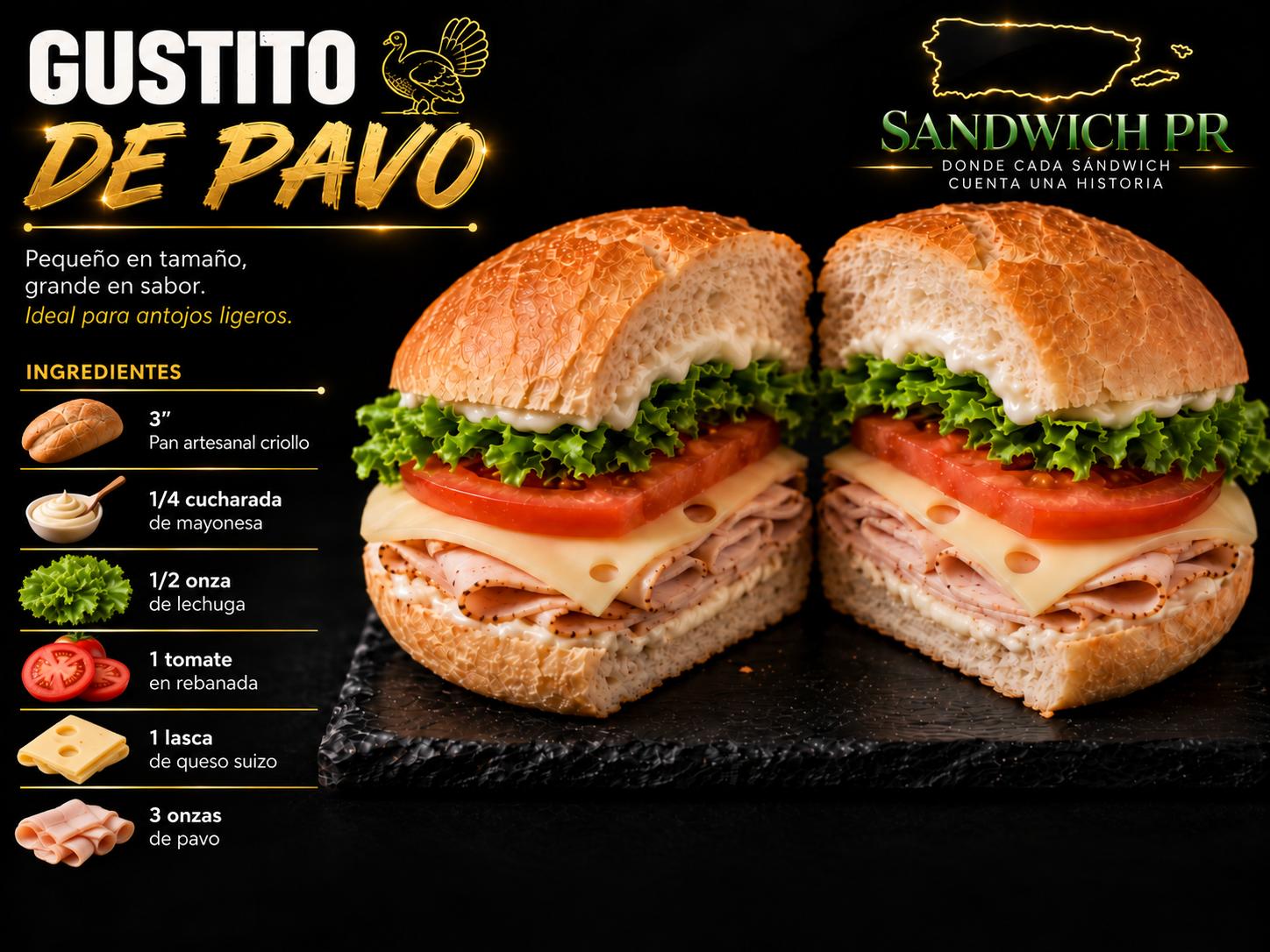 Gustito de Pavo de Sandwich PR