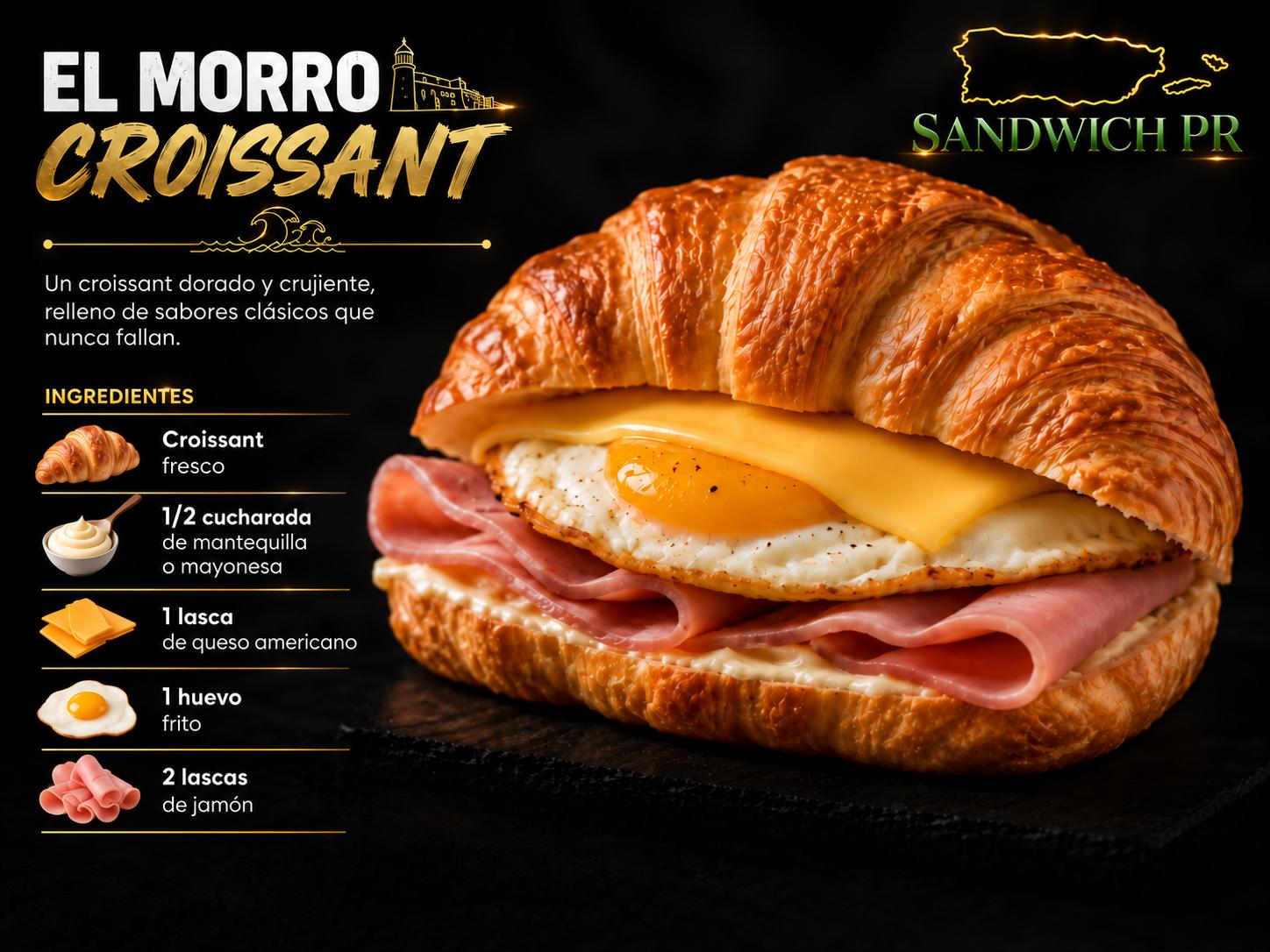 El Morro Croissant de Sandwich PR